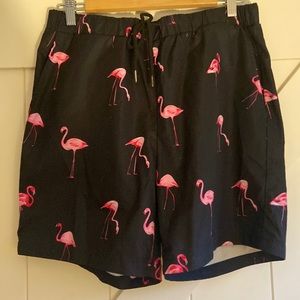 Black flamingo shein shorts